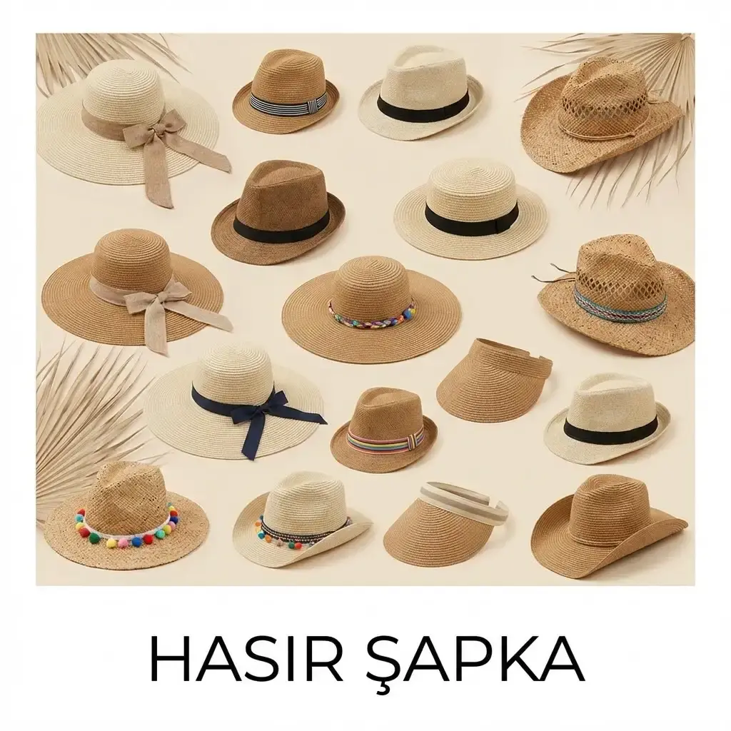 hasır şapka
