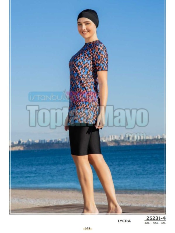 Yarı Tesettür Mayo | Semi Covered Swimsuit - İstanbul Mayo