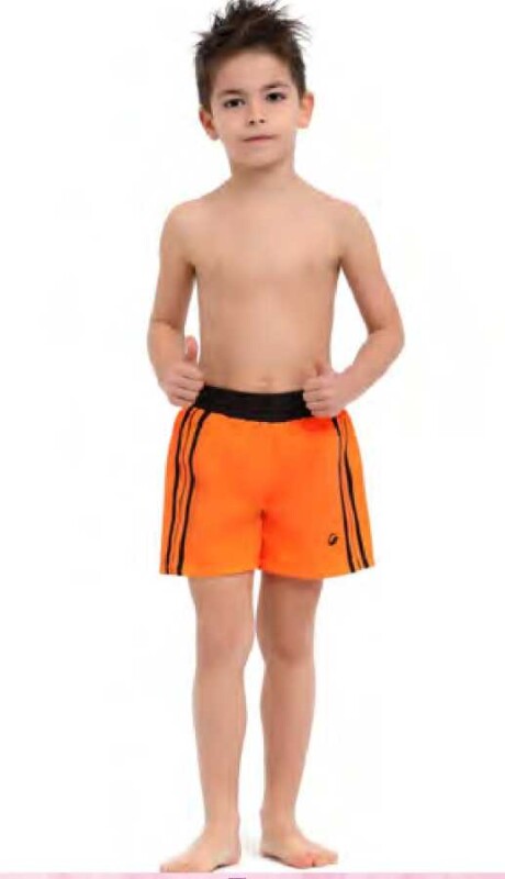 Erkek Çocuk Şort 1015 Neon Turuncu - İstanbul Mayo