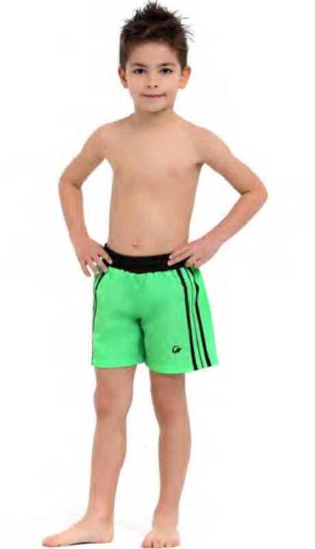 Erkek Çocuk Şort 1015 Neon Yeşil - İstanbul Mayo