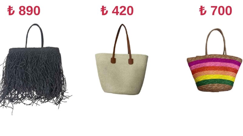 Toptan Hasır Çanta - İstanbul Mayo