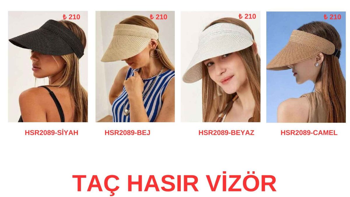 Toptan Hasır Şapka - 1