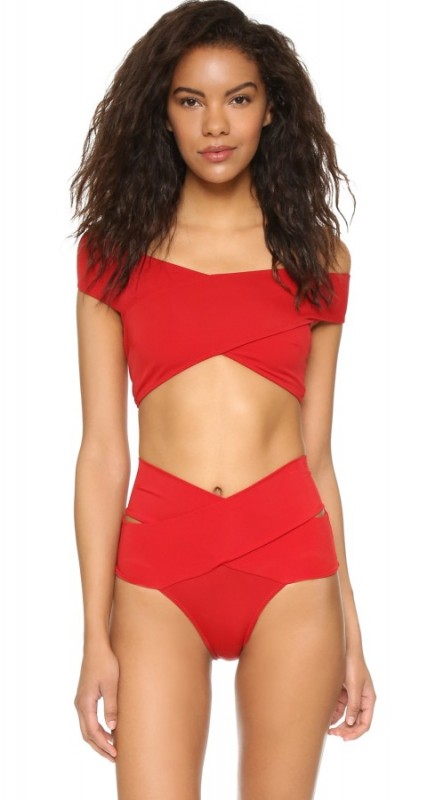 Kırmızı Özel Tasarım Bikini Takım - Thumbnail