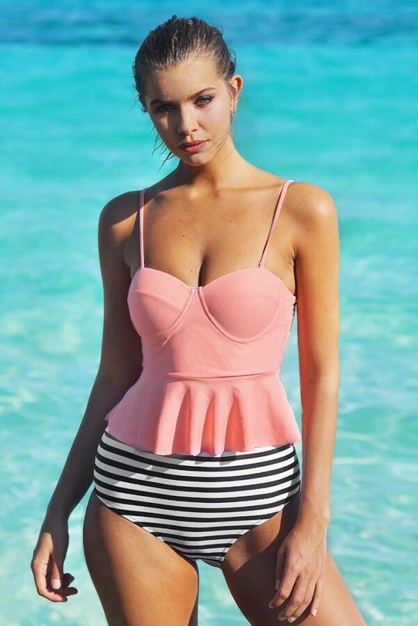 Yüksek Bel Bikini Takım - 1