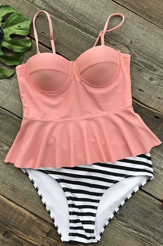 Yüksek Bel Bikini Takım - 4