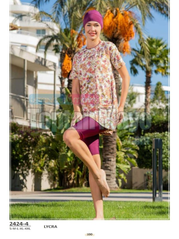 Yarı Tesettür Mayo | Semi Covered Swimsuit - İstanbul Mayo