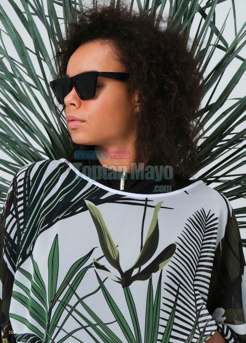 Toptan Yeni Sezon Pareo Plaj Elbisesi T7905 - 1