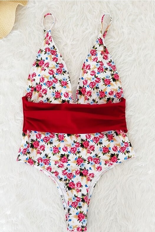 Çiçek Desenli Mayo - 3