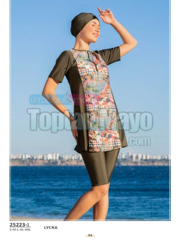 Yarı Tesettür Mayo / Semi Covered Swimsuit - İstanbul Mayo