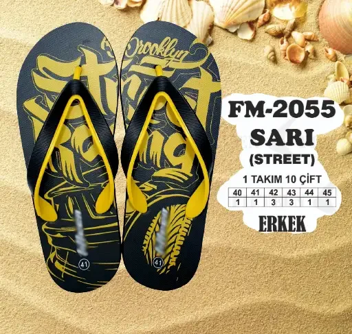 Kaliteli Toptan Unisex Plaj Terliği - 2026 Sezonu (T8154) - 1