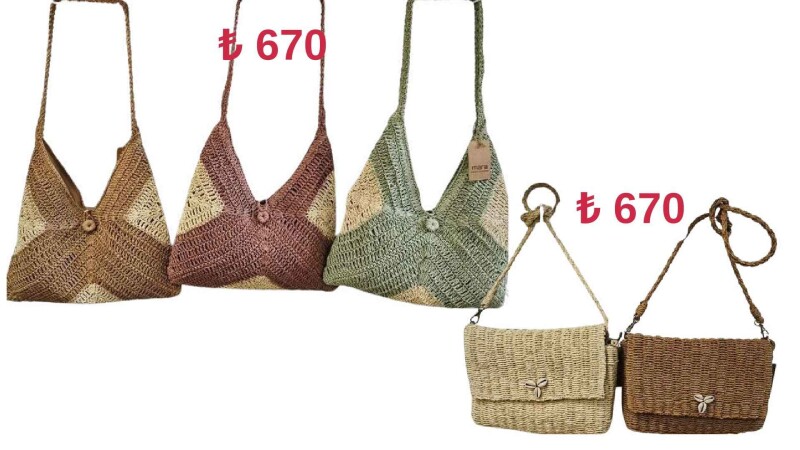 Toptan Hasır Çanta - İstanbul Mayo