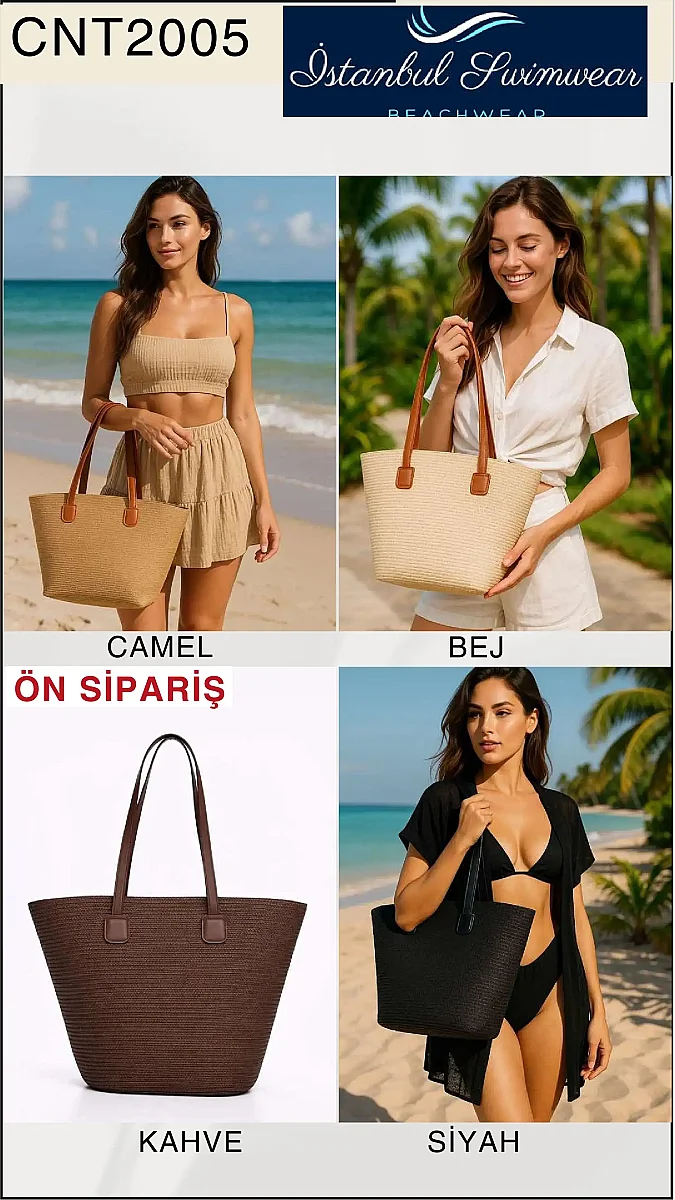 Toptan Hasır Çanta - 1