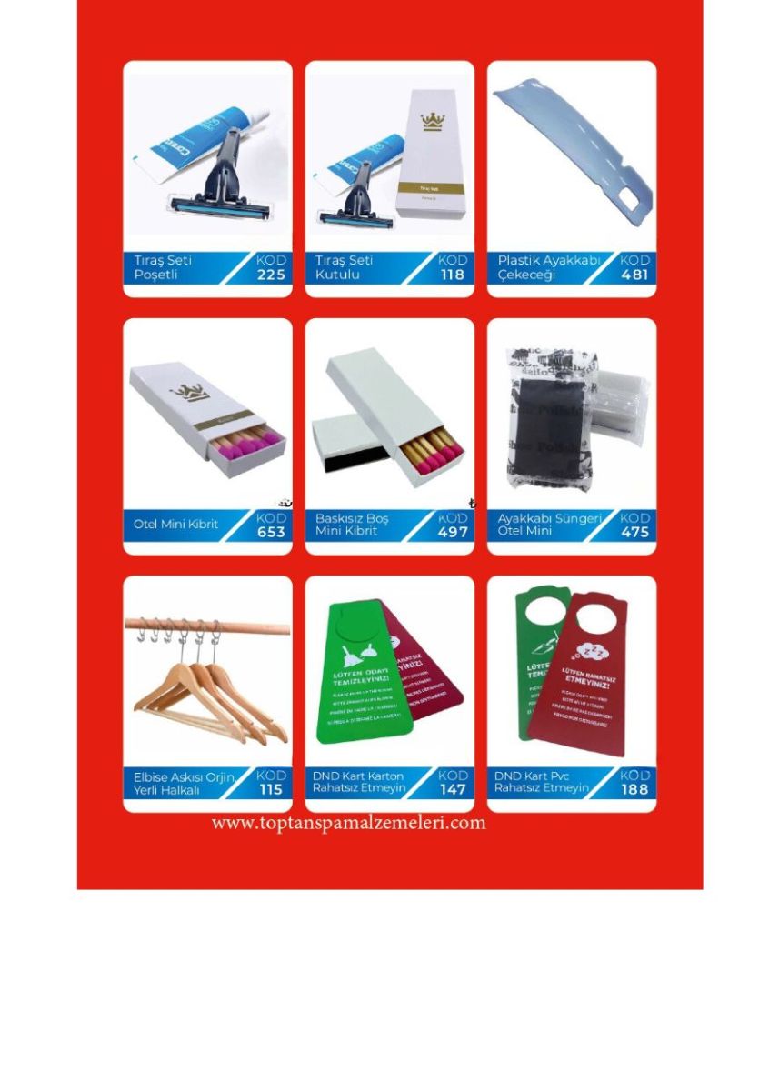 Otel Buklet || Hotel Guest Amenities - 1