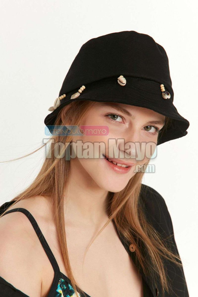 Toptan Hasır Yazlık Şapka - Model E B - 1