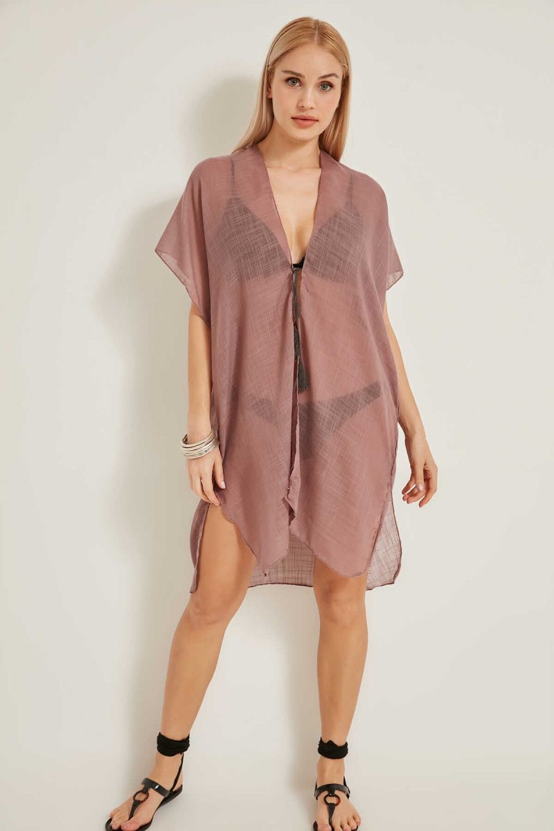 Toptan Yeni Sezon Pareo Plaj Elbisesi T7855 - 1