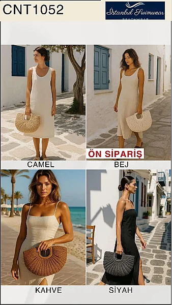 Toptan Hasır Çanta - İstanbul Mayo