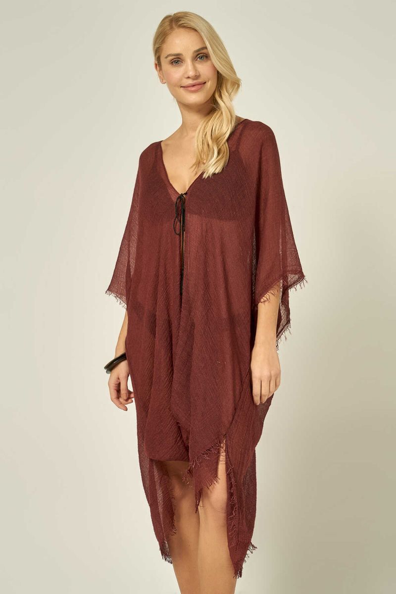 Toptan Yeni Sezon Pareo Plaj Elbisesi T7801 - 1