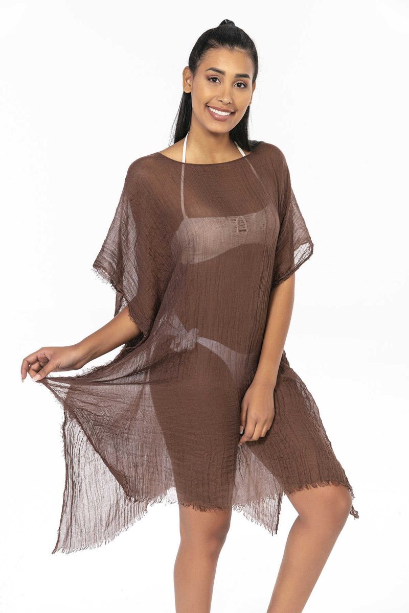 Toptan Yeni Sezon Pareo Plaj Elbisesi T7866 - 1