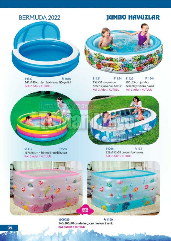 Toptan Jumbo Havuz 4 - DENİZ OYUNCAKLARI