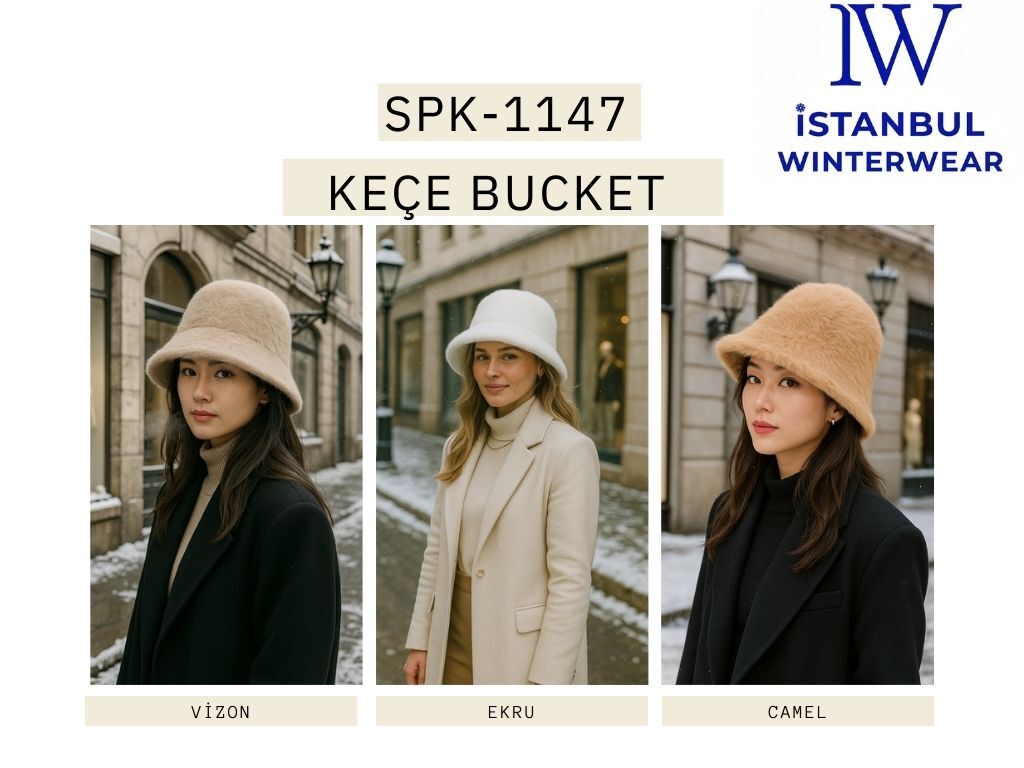 Toptan Kadın Kışlık Şapka - 1
