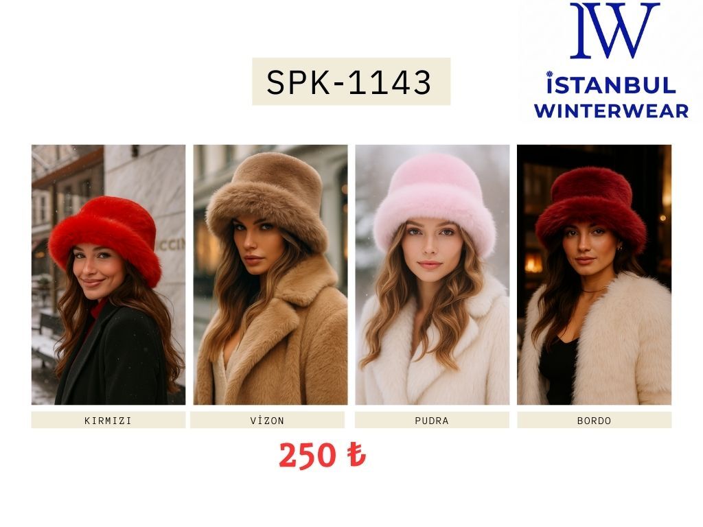 Toptan Kadın Kışlık Şapka - 1