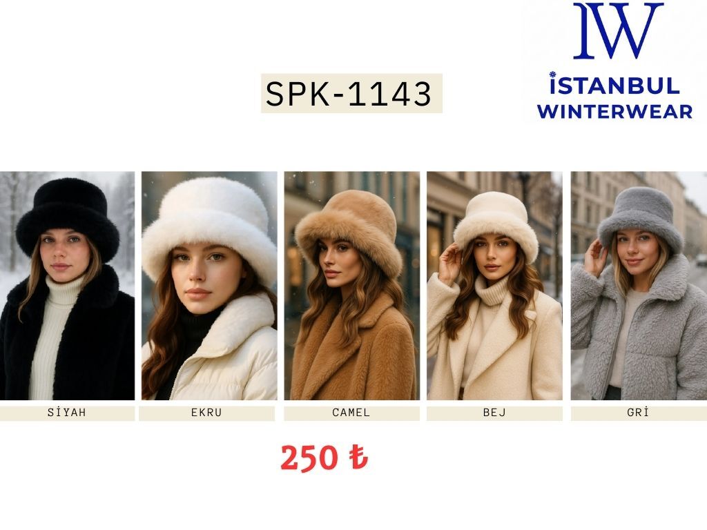 Toptan Kadın Kışlık Şapka - 1