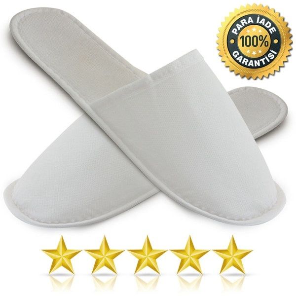 Tek Kullanımlık Lüx Elyaf Terlik - 1