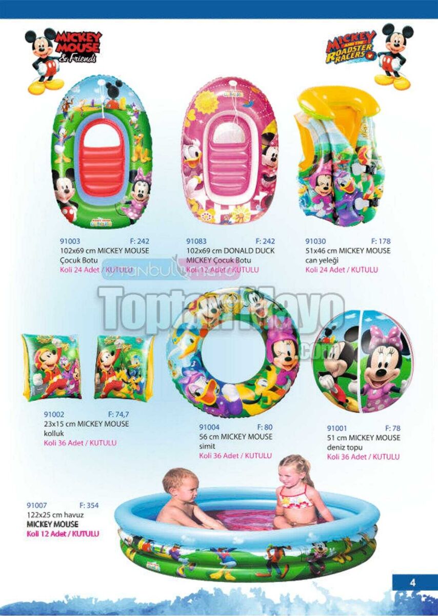 Mickey Lisanslı Deniz Malzemeleri - 1