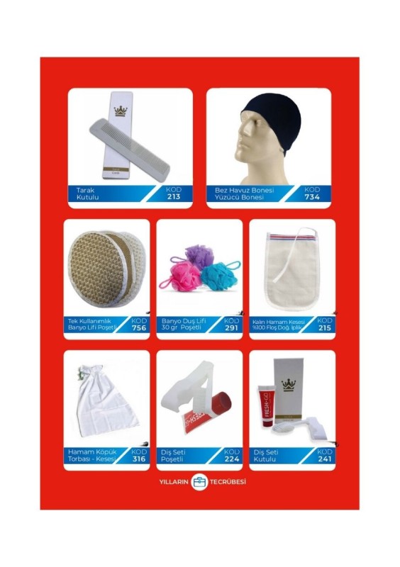 Otel Buklet || Hotel Guest Amenities - İstanbul Otel Malzemeleri