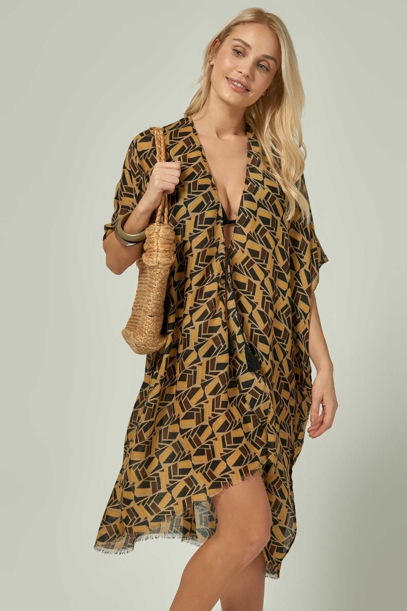 Toptan Yeni Sezon Pareo Plaj Elbisesi T7811 - 1