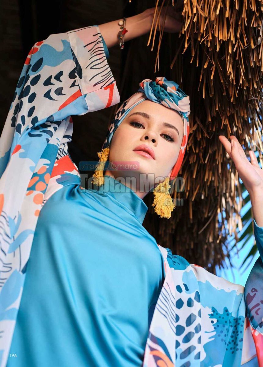 Toptan Yeni Sezon Pareo Plaj Elbisesi T7908 - 1