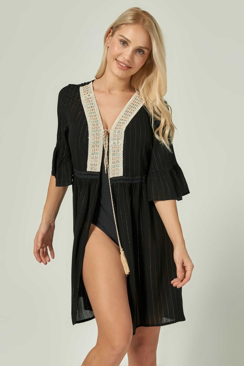 Toptan Yeni Sezon Pareo Plaj Elbisesi T7839 - 1