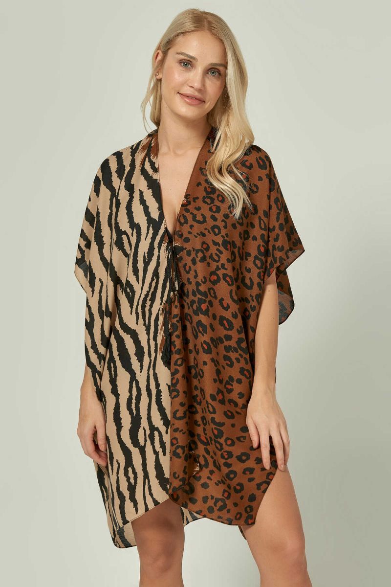 Toptan Yeni Sezon Pareo Plaj Elbisesi T7829 - 1