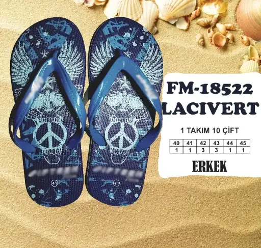 Trend Toptan Unisex Plaj Terliği - 2026 Sezonu (T8103) - 1