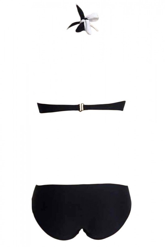 Siyah Beyaz Şık Mayokini - 2
