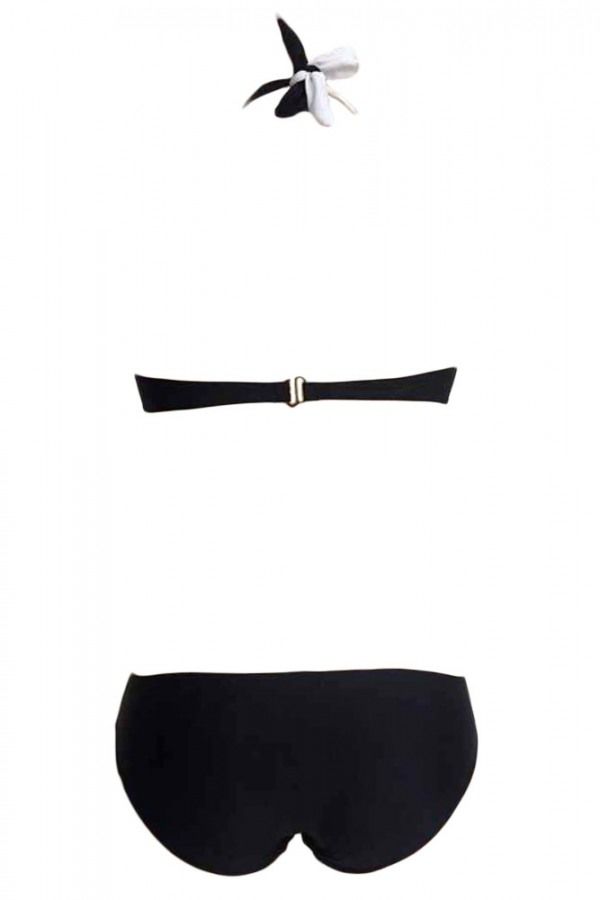 Siyah Beyaz Şık Mayokini - 2