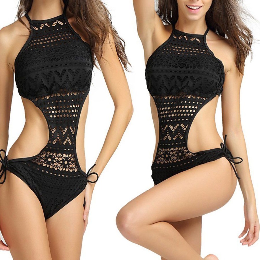 Siyah Dantel Mayokini - 4