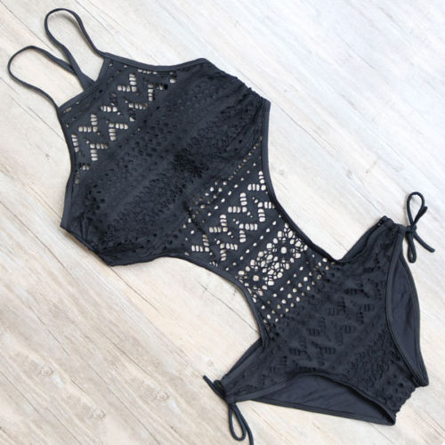 Siyah Dantel Mayokini - 5