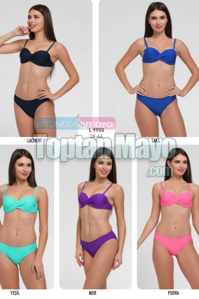 Straplez Kaplı Bikini 09950