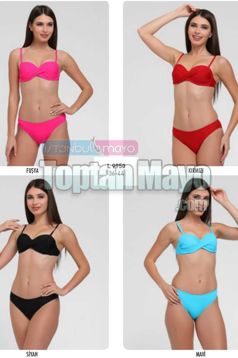 Straplez Kaplı Bikini 09950