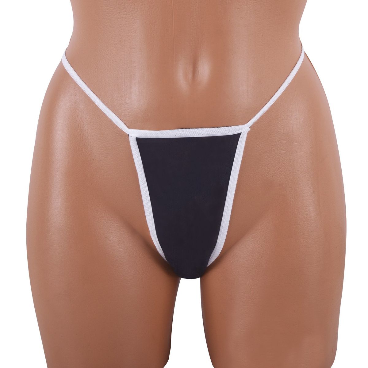 Tek kullanımlık kadın tanga iç çamaşırı komple lastikli (500 adet) - 1