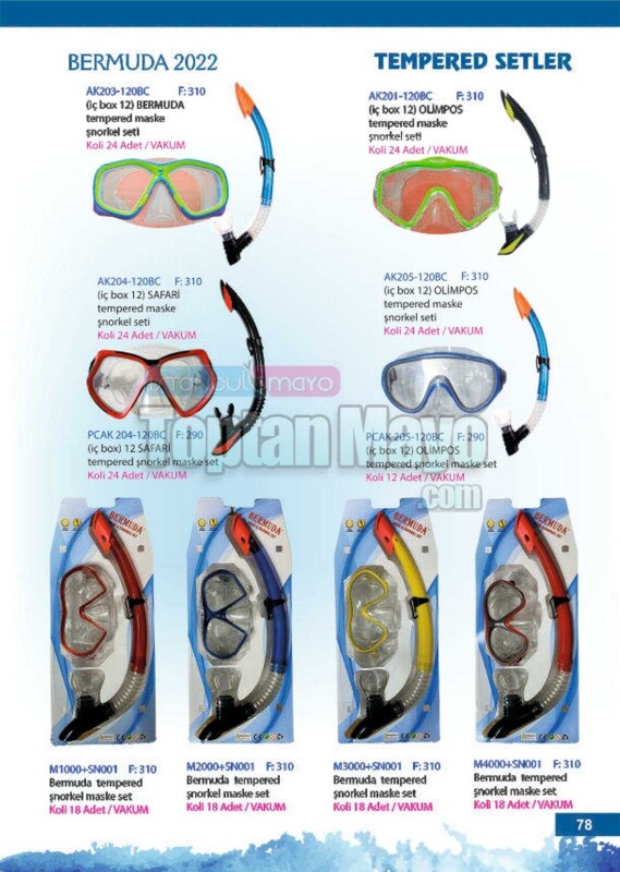 Toptan Tempered Maske Set - DENİZ OYUNCAKLARI