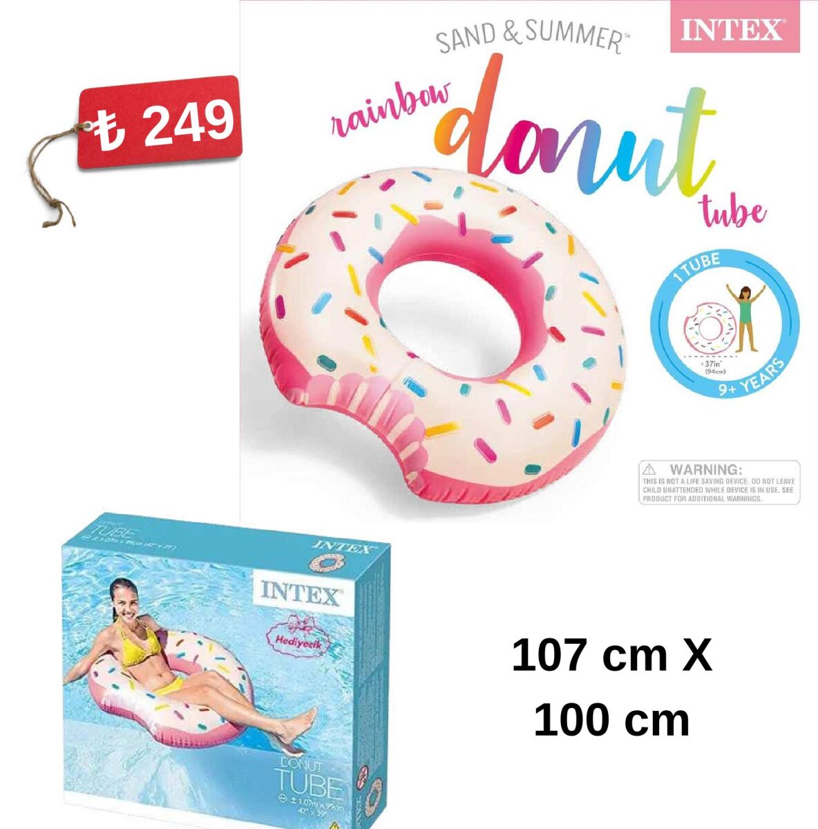 Toptan Donut Deniz Simidi 94 cm - 1