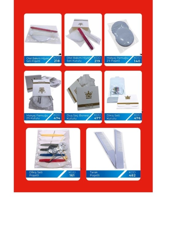 Otel Buklet || Hotel Guest Amenities - İstanbul Otel Malzemeleri