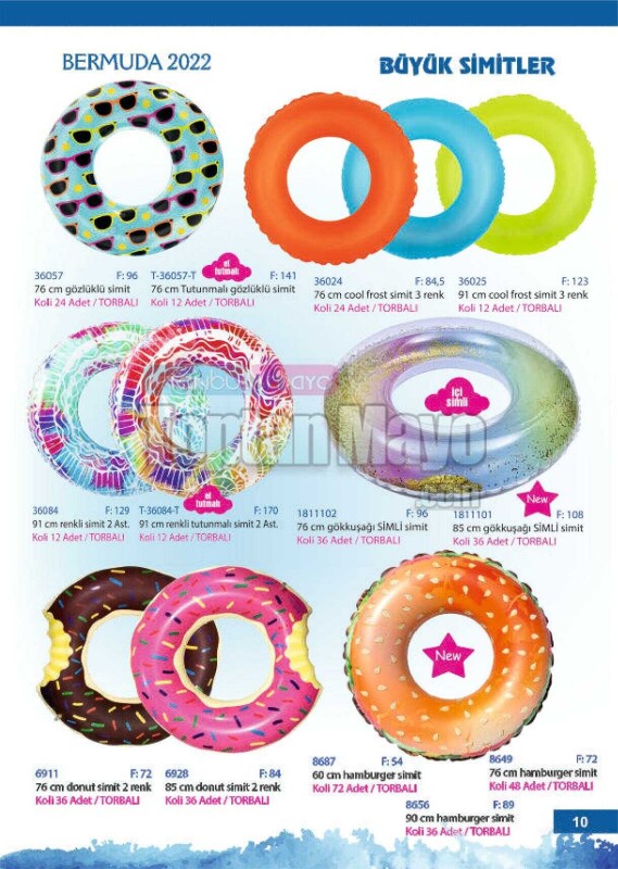 Toptan Büyük Simit 2 - DENİZ OYUNCAKLARI