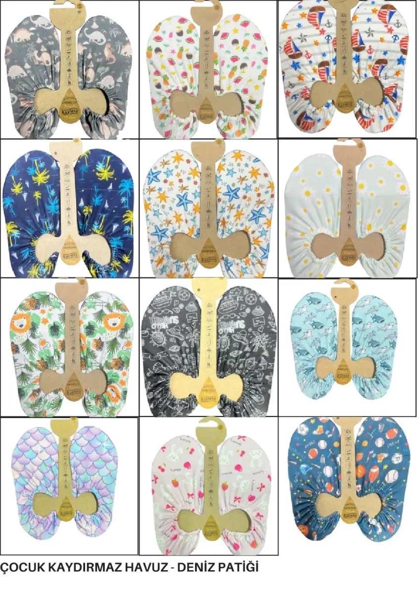 Çocuk Kaydırmaz Deniz ve Havuz Patik Ayakkabısı - Kaydırmaz Taban - 1