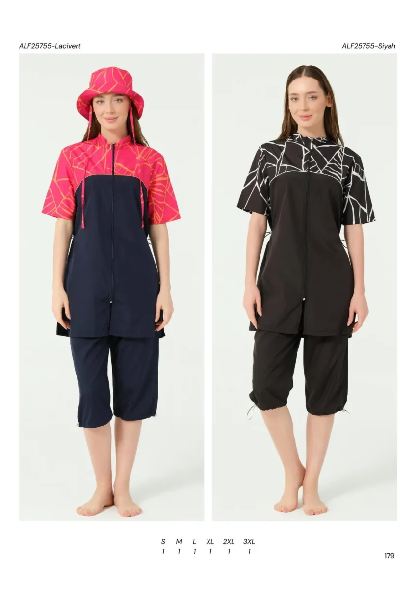 Toptan Dayanıklı Yarı Tesettür Mayo Fabrika Fiyatı - 1