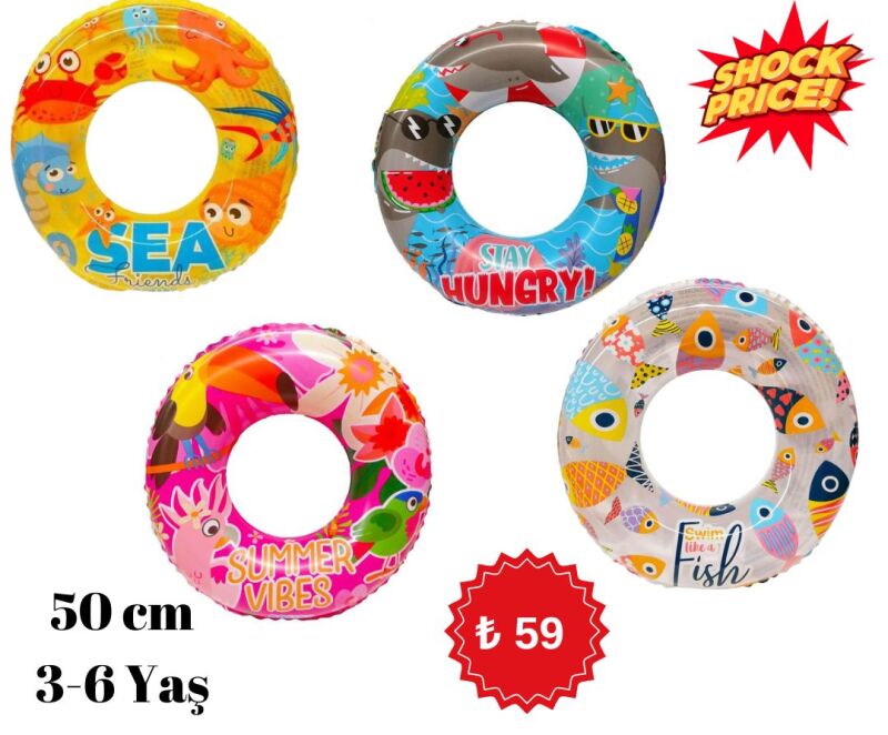 Toptan Çocuk Deniz Simidi 51 cm - Istanbul Beachwear