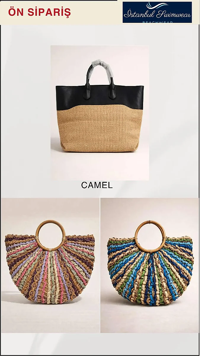Toptan Hasır Çanta - 1