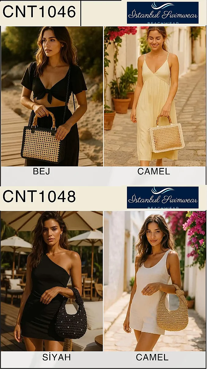Toptan Hasır Çanta - 1